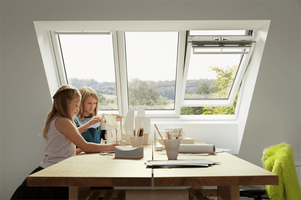 velux studio three-in-one roof window
